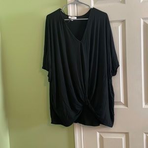Plus Size Women’s Black Blouse
